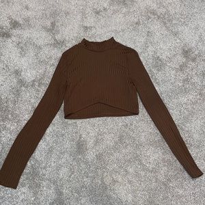 Fall Turtle Neck crop top